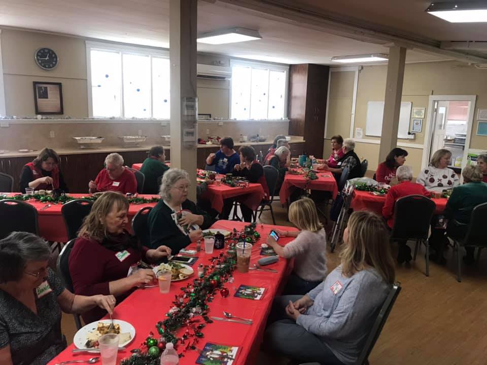 Ornament Exchange meal